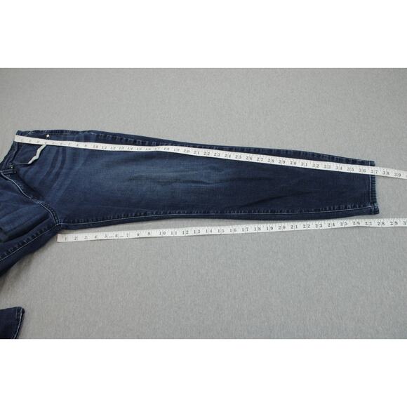 Levis Denizen Jeans Womens 16M (33 x 30) Blue Cotton Blend Mid Rise Skinny - Picture 8 of 9
